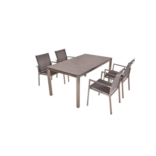 4041908130204 - Sitzgruppe SIENNA 13 taupe Metall 5-teilig 4041908130204 Garden Pleasure 4041908130204 - Sitzgruppe SIENNA 13 taupe Metall 5-teilig 4041908130204 Garden Pleasure