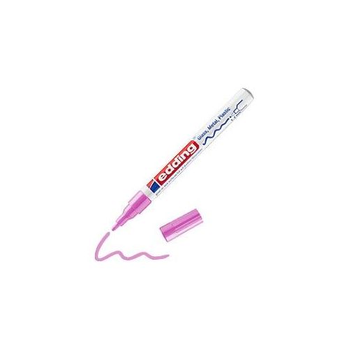 4004764017546 - edding 751 Permanent Lackmarker Pink Fein Rundspitze 2 mm