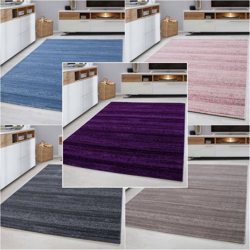 4053658998904 - Teppich Kurzflor Modern Wohnzimmer Einfarbig Meliert Uni Pink Beige Grau Lila 4053658998904 - Teppich Kurzflor Modern Wohnzimmer Einfarbig Meliert Uni Pink Beige Grau Lila