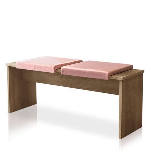 4260474662104 - Lycce Klemmkissen Sitzkissen mit 1 Leiste Velourstoff rosa und blau 4260474662104 - Lycce Klemmkissen Sitzkissen mit 1 Leiste Velourstoff rosa und blau