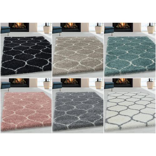 4053659031433 - Stilvoller Designer Hochflor Teppich Skandinavisches Flair Flauschiger Teppich 4053659031433 - Stilvoller Designer Hochflor Teppich Skandinavisches Flair Flauschiger Teppich