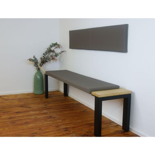 4260474664191 - Lycce XXL Klemmkissen Sitzkissen mit 1 Leiste Kunstleder Breite 15m