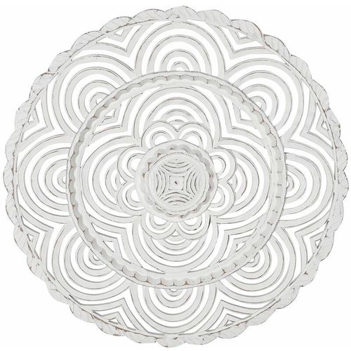 8424001994038 - Dkd Home Decor - mdf Wanddekoration 90x4x90 Mandala Decape Weißes Material mdf Multicolor -Farbfamilie Wanddekoration Details