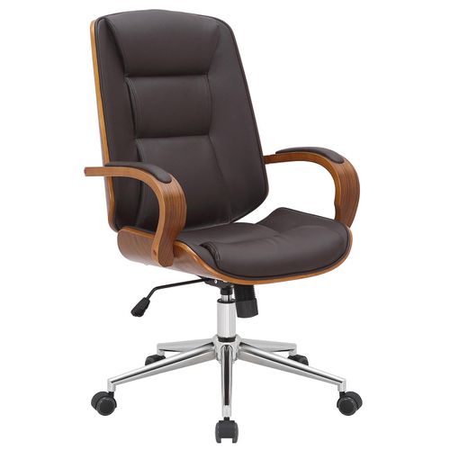4251756458775 - Bürostuhl Yankton Kunstleder I Chefsessel Mit Lehne I Höhenverstellbarer Schreibtischstuhl Mit Chromgestell 4251756458775 - Bürostuhl Yankton Kunstleder I Chefsessel Mit Lehne I Höhenverstellbarer Schreibtischstuhl Mit Chromgestell