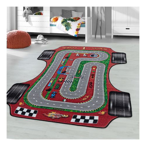 4053659047021 - Kinderteppich Spielteppich Rennwagen Autobahn Straße Motiv Höhe 8 mm 4053659047021 - Kinderteppich Spielteppich Rennwagen Autobahn Straße Motiv Höhe 8 mm
