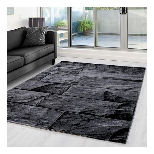 4053658998485 - Wunderschöne Teppich modern Designer Wohnzimmer Kariert Mauer muster Schwarz 4053658998485 - Wunderschöne Teppich modern Designer Wohnzimmer Kariert Mauer muster Schwarz