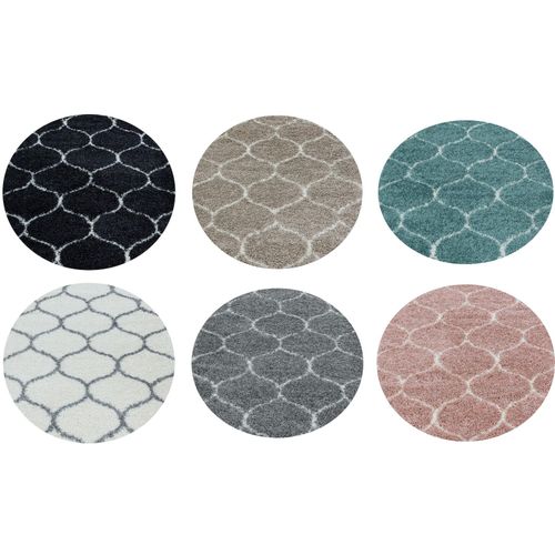 4053659031853 - Runder Hochflor-Teppich im skandinavischen Design – Flauschig Modern und Pflegeleicht 4053659031853 - Runder Hochflor-Teppich im skandinavischen Design – Flauschig Modern und Pflegeleicht