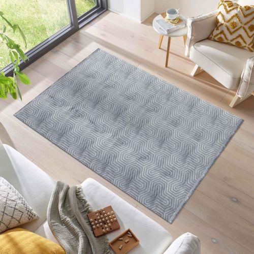 8682455392705 - Teppich skandinavische stil superweich kurzflor hoch-tief effekt Waschbar