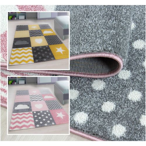 4053658995057 - Wunderschöne Kinderteppiche kurzflor 11 mm Teppich mit Herz Motiven Rund Viereck 4053658995057 - Wunderschöne Kinderteppiche kurzflor 11 mm Teppich mit Herz Motiven Rund Viereck