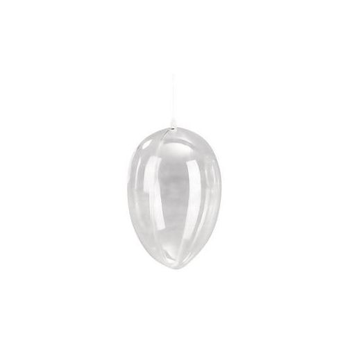 4006166998638 - Plastik-Figur transparent Ei 2-tlg 14 cm Ø 140 cm