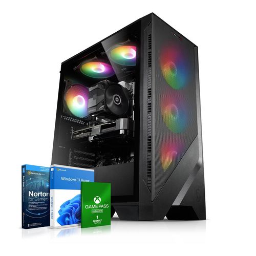 4260320418169 - Gaming PC Allround AMD Ryzen 5 4600G 16GB DDR4 AMD Radeon Grafik 1TB SSD Windows 11