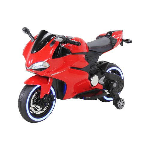 4056551044983 - Kindermotorrad 1299SS Elektromotorrad Soft-Start LED-Leuchten Soundmodul Stoßdämpfer 70 Watt (Rot) 4056551044983 - Kindermotorrad 1299SS Elektromotorrad Soft-Start LED-Leuchten Soundmodul Stoßdämpfer 70 Watt (Rot)