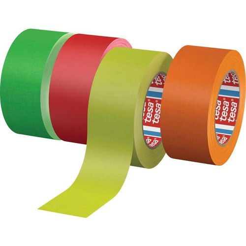 4042448165602 - 04671-00052-10 Gewebeklebeband band® 4671 Neongrün (l x b) 25 m x 19 mm 1 St - Tesa