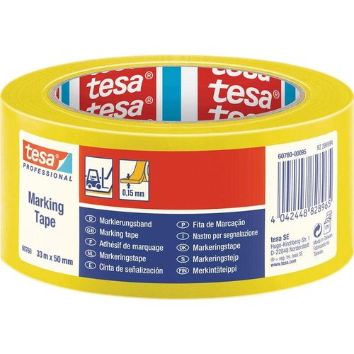 4042448085740 - 60760-00087-15 Markierungsklebeband ® Professional Schwarz Gelb (l x b) 33 m x 50 mm 1 St - Tesa