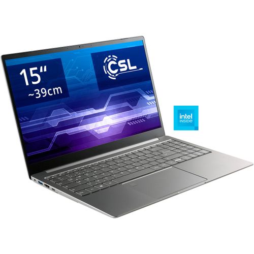 4061474199689 - CSL Computer Notebook REvolve C15 v3 396 cm (156 Zoll) Full HD Intel® N-Reihe N200 16 GB RAM 1 TB SSD Intel UHD Graphics Win 11 Home Silber 90008