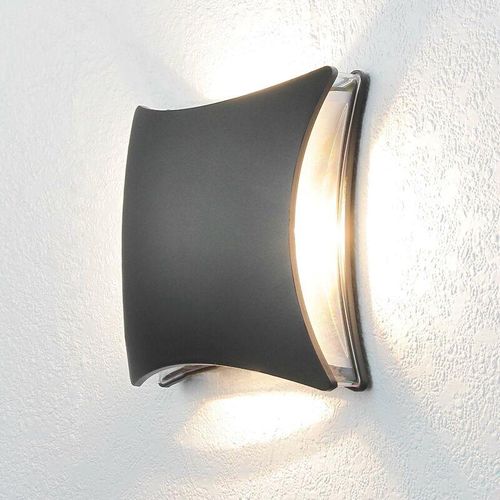 4251334808343 - Licht-erlebnisse - Design Außenwandlampe led - Schwarz