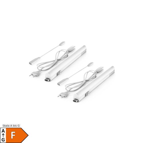 4057722008629 - Bklicht - 2xLED Unterbauleuchte set 4W Lichtleiste Küchen-Lampe Beleuchtung Schrankleuchte 4057722008629 - Bklicht - 2xLED Unterbauleuchte set 4W Lichtleiste Küchen-Lampe Beleuchtung Schrankleuchte