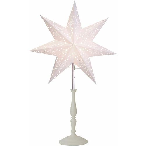 7391482234322 - STAR Trading Standleuchte Romantic Mini Star in Weiß - (B)35 x (H)55 cm