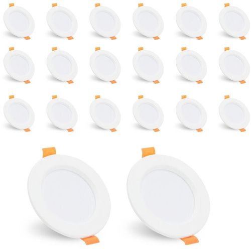 0726505418347 - Wolketon - vingo 20X led Einbaustrahler Spot Warmweiß 5W Set Einbauleuchte Deckenleuchte Strahler IP44