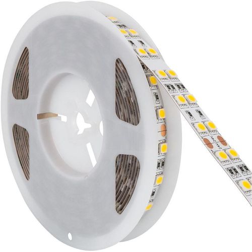 8445044022106 - Ledkia - LED-Streifen 24V dc 120LED m 5m Doppelt Breit IP20 Breite 15mm Schnitt alle 10cm Neutrales Weiß 4000K - 4200K 120º5 m