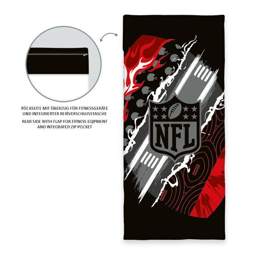 4006891974396 - NFL Fitness-Tuch mit Flap