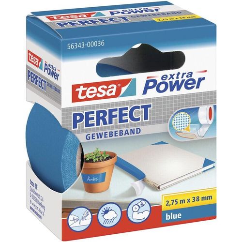 4042448044198 - tesa PERFECT 56343-00036-03 Gewebeklebeband tesa® extra Power Blau (L x B) 275 m x 38 mm 1 St