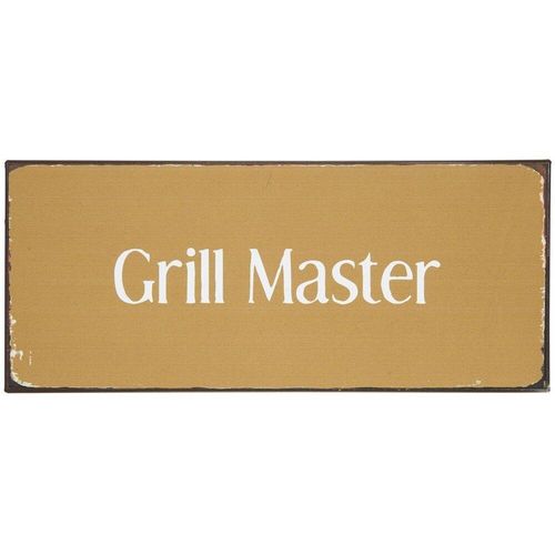 5709898360566 - Metallschild Grill Master 305x13 cm