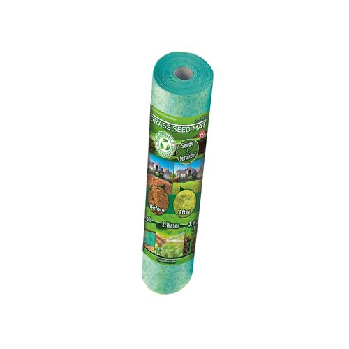 0644812055355 - Starlyf® Grassamenmatte - Rasenrolle Rasenvlies 10m x 045m - 45 m² Grass Seed Mat