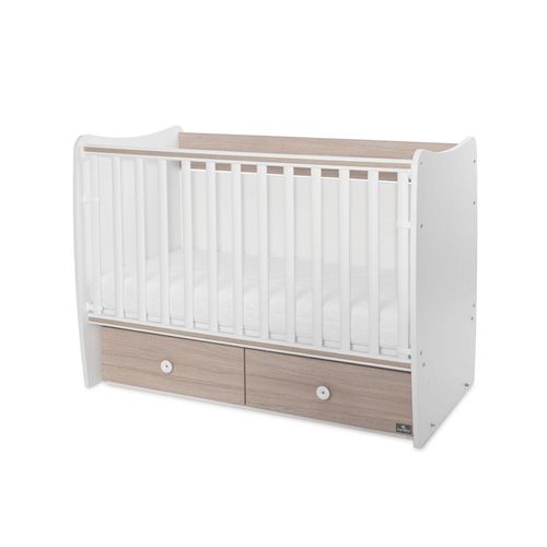 3800166108360 - Babybett MATRIX NEW Kinderbett 120 x 60 cm 2 Ebenen 2 Schubladen weiß braun 3800166108360 - Babybett MATRIX NEW Kinderbett 120 x 60 cm 2 Ebenen 2 Schubladen weiß braun
