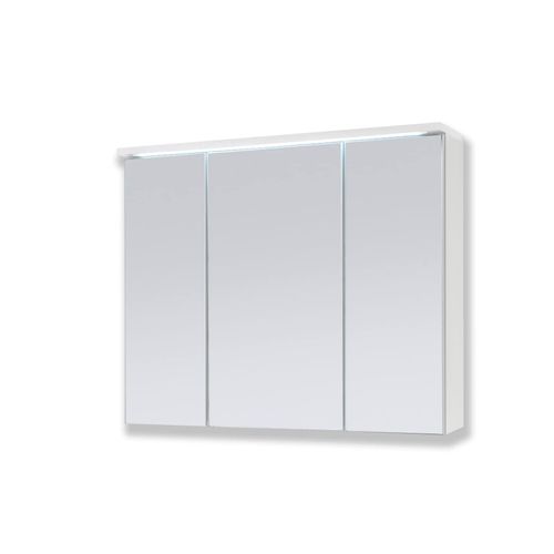 0729389816063 - Badmöbel Spiegelschrank DUO 80 mit LED Beleuchtung Weiß 0729389816063 - Badmöbel Spiegelschrank DUO 80 mit LED Beleuchtung Weiß