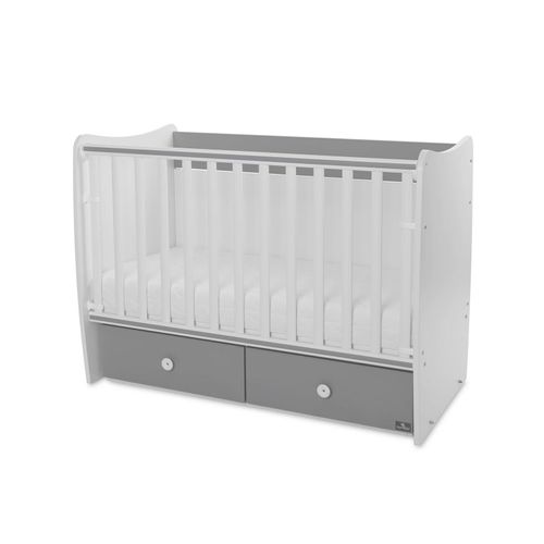 3800166108339 - Babybett MATRIX NEW Kinderbett 120 x 60 cm 2 Ebenen 2 Schubladen grau 3800166108339 - Babybett MATRIX NEW Kinderbett 120 x 60 cm 2 Ebenen 2 Schubladen grau