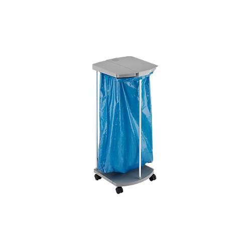 4007126091284 - Müllsackständer mit 250 blauen Wertstoffsäcken ProfiLine MSS XXXL 120 l HxBxT 1000 x 430 x 450 mm fahrbar Hailo