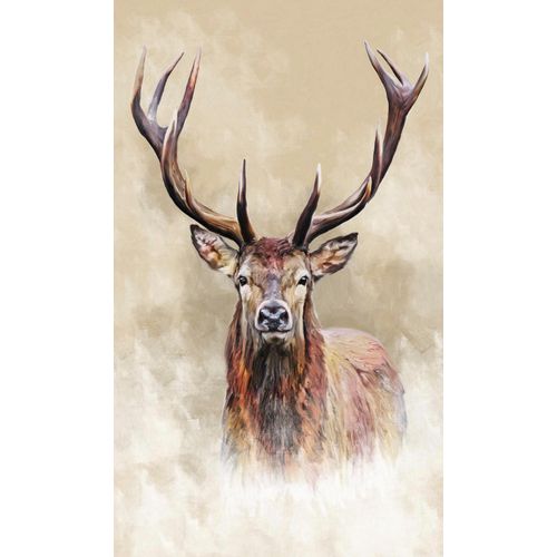 8714597555387 - Wandbild REINDERS Hirsch Bilder Gr B H 70 cm x 118 cm Hochformat braun (natur braun) Kunstdrucke Bilder