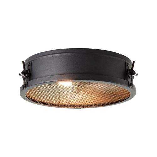 4004353382673 - Lampe Zois Deckenleuchte 34cm schwarz korund Metall 2x A60 E27 28WNormallampen (nicht enthalten) - schwarz - Brilliant 4004353382673 - Lampe Zois Deckenleuchte 34cm schwarz korund Metall 2x A60 E27 28WNormallampen (nicht enthalten) - schwarz - Brilliant