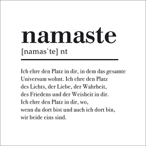 4019449482977 - PRO ART Glasbild NAMASTE II (BHT 30x30x130 cm) BHT 30x30x130 cm bunt Acrylglasbild