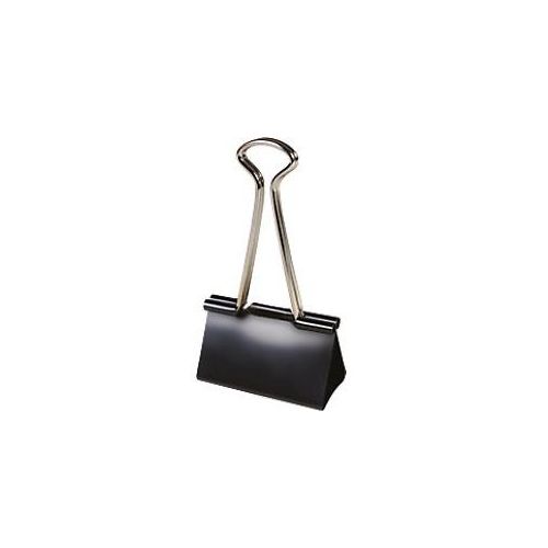 8717868185610 - Foldback-Klammern Stahl Schwarz 25 mm 12 Stück 8717868185610 - Foldback-Klammern Stahl Schwarz 25 mm 12 Stück