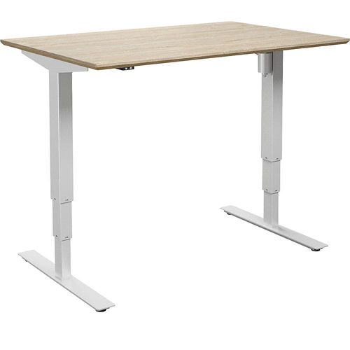 4061753261311 - Schreibtisch Atlanta Trend elektrisch höhenverstellbar gerade BxT 1200 x 800 mm Eiche weiß