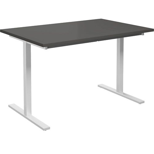 4061753263407 - Mehrzwecktisch DUO-T gerade Platte HxT 740 x 800 mm Breite 1200 mm dunkelgrau weiß 4061753263407 - Mehrzwecktisch DUO-T gerade Platte HxT 740 x 800 mm Breite 1200 mm dunkelgrau weiß