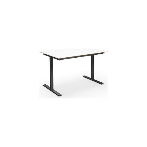 4061753268655 - Mehrzwecktisch DUO-T Trend gerade Platte Tiefe 800 mm Breite 1200 mm weiß schwarz 4061753268655 - Mehrzwecktisch DUO-T Trend gerade Platte Tiefe 800 mm Breite 1200 mm weiß schwarz
