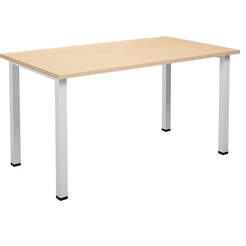 4061753264190 - Mehrzwecktisch DUO-U gerade Platte Tiefe 800 mm Breite 1400 mm Birke Birke 4061753264190 - Mehrzwecktisch DUO-U gerade Platte Tiefe 800 mm Breite 1400 mm Birke Birke