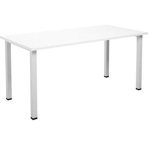 4061753264527 - Mehrzwecktisch DUO-U gerade Platte Tiefe 800 mm Breite 1600 mm weiß weiß