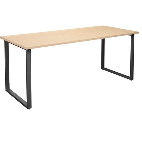 4061753263100 - Mehrzwecktisch DUO-O gerade Platte Tiefe 800 mm Breite 1800 mm Birke schwarz 4061753263100 - Mehrzwecktisch DUO-O gerade Platte Tiefe 800 mm Breite 1800 mm Birke schwarz