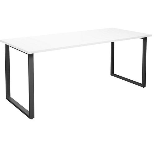 4061753263254 - Mehrzwecktisch DUO-O gerade Platte Tiefe 800 mm Breite 1800 mm weiß schwarz 4061753263254 - Mehrzwecktisch DUO-O gerade Platte Tiefe 800 mm Breite 1800 mm weiß schwarz