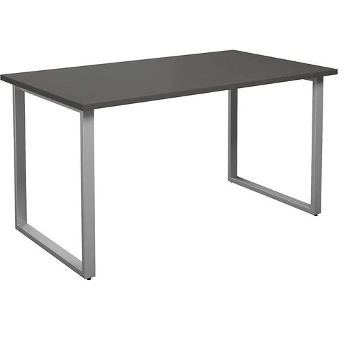 4061753262820 - Mehrzwecktisch DUO-O gerade Platte Tiefe 800 mm Breite 1400 mm dunkelgrau silber 4061753262820 - Mehrzwecktisch DUO-O gerade Platte Tiefe 800 mm Breite 1400 mm dunkelgrau silber