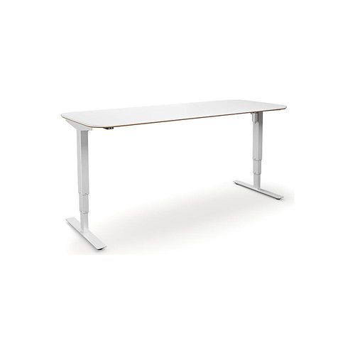4061753261762 - Schreibtisch Atlanta Trend elektrisch höhenverstellbar gerade abgerundete Ecken BxT 2000 x 800 mm weiß weiß 4061753261762 - Schreibtisch Atlanta Trend elektrisch höhenverstellbar gerade abgerundete Ecken BxT 2000 x 800 mm weiß weiß