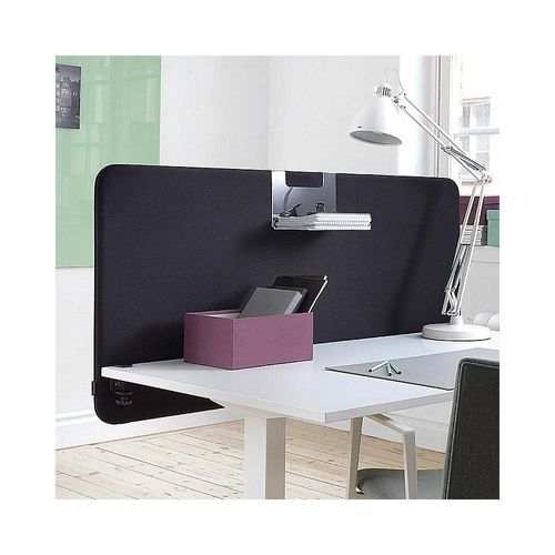 7332835355516 - Akustik-Tischtrennwand Standard mit abgerundeten Ecken Höhe 650 mm Textil Breite 1200 mm schwarz 7332835355516 - Akustik-Tischtrennwand Standard mit abgerundeten Ecken Höhe 650 mm Textil Breite 1200 mm schwarz