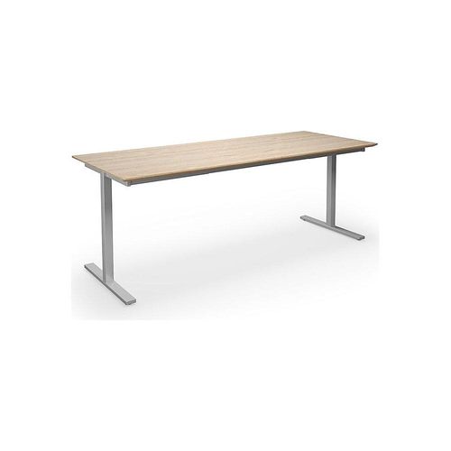 4061753268792 - Mehrzwecktisch DUO-T Trend gerade Platte Tiefe 800 mm Breite 1800 mm Eiche silber 4061753268792 - Mehrzwecktisch DUO-T Trend gerade Platte Tiefe 800 mm Breite 1800 mm Eiche silber