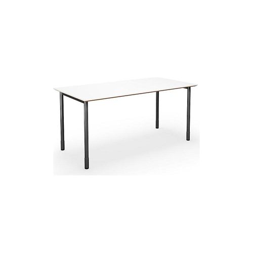 4061753267511 - Mehrzwecktisch DUO-C Trend gerade Platte Tiefe 800 mm Breite 1400 mm weiß schwarz kaiserkraft 4061753267511 - Mehrzwecktisch DUO-C Trend gerade Platte Tiefe 800 mm Breite 1400 mm weiß schwarz kaiserkraft