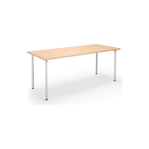4061753262394 - Mehrzwecktisch DUO-C gerade Platte HxT 700 - 800 x 800 mm Breite 1800 mm Birke weiß kaiserkraft 4061753262394 - Mehrzwecktisch DUO-C gerade Platte HxT 700 - 800 x 800 mm Breite 1800 mm Birke weiß kaiserkraft