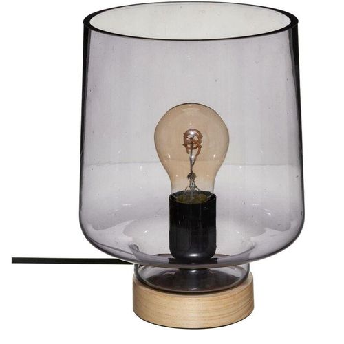 3560237586298 - Atmosphera - Tischlampe loft mind Lampenschirm aus Glas h 23 cm